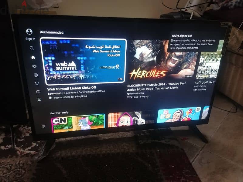 smart TV 32 inch Wigme brand 4