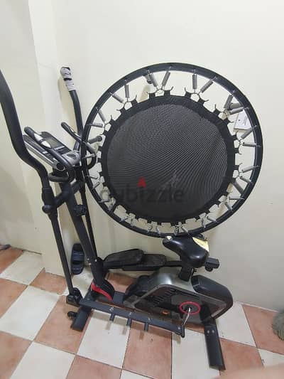 Elliptical and kids jumpoline for sale 35 BHD Only