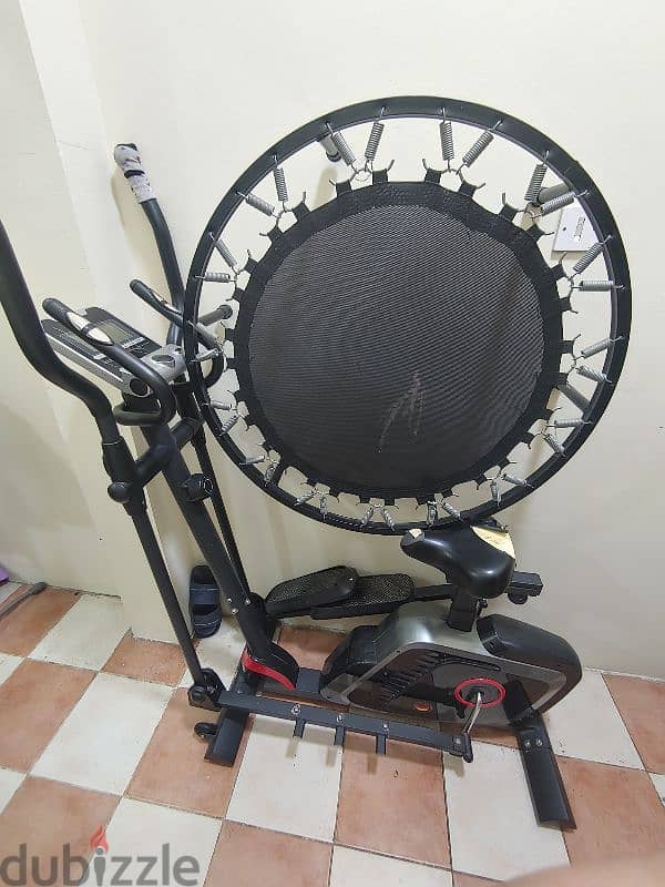 Elliptical and kids jumpoline for sale 35 BHD Only 1