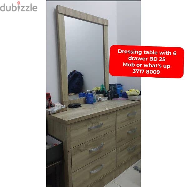 Dressing table and other household items for sale with delivery 0