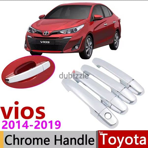 Toyota yaris 2014-2017 Chrome cover 0