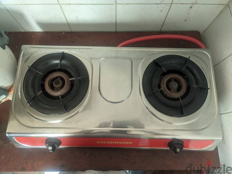 Gas Stove With Gas Cylinder  BHD 25, 1