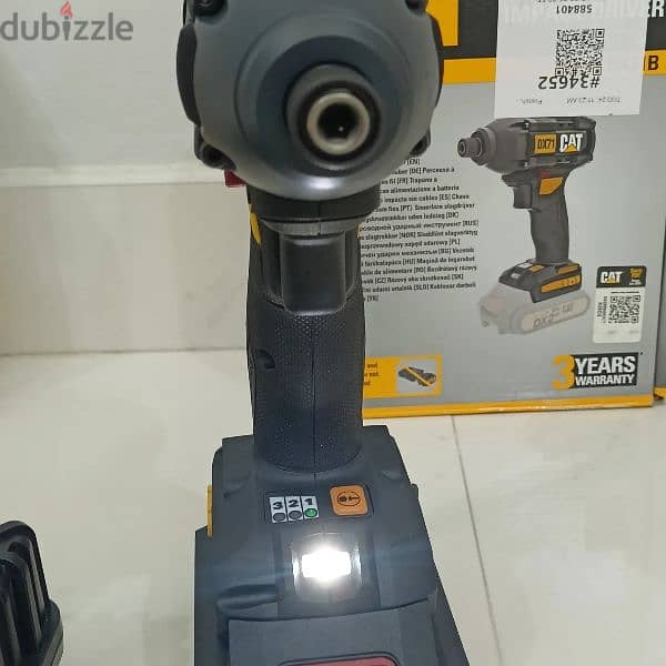 New CAT DX71 Brushless cordless Impact Driver 2