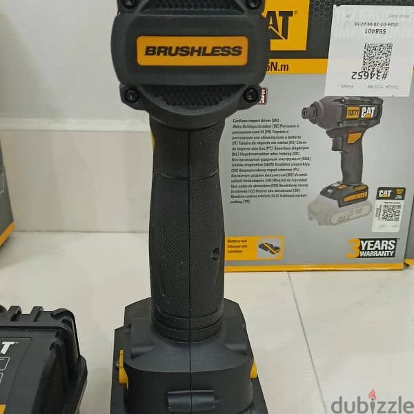 New CAT DX71 Brushless cordless Impact Driver 3