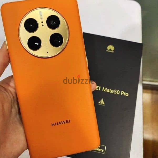 Huawei mate 50 pro orange gold 12/512 gb new condition 1