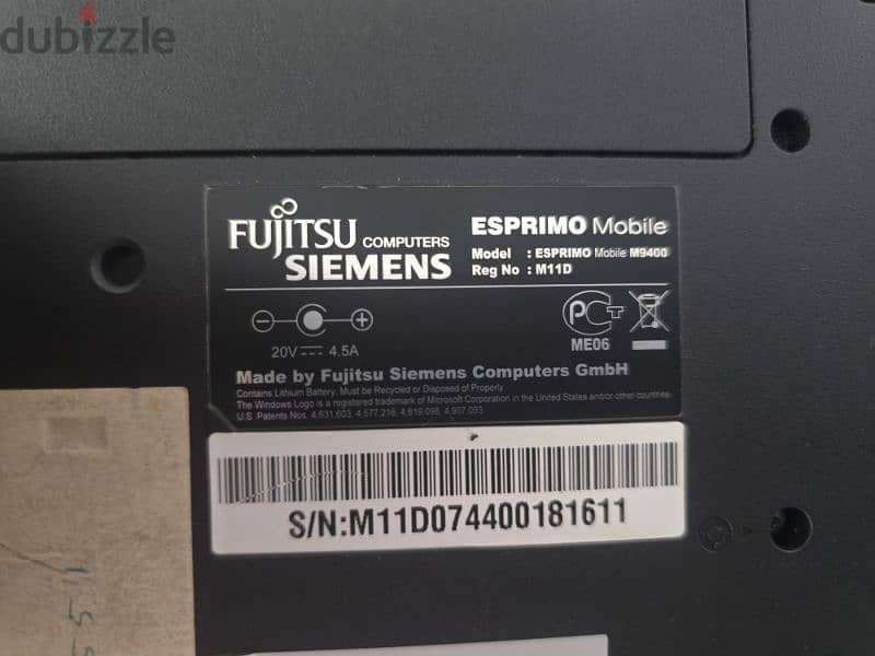 Fujitsu Siemens Esprimo Laptop for sale 3