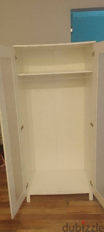 IKEA 2 door white cupboard for sale. excellent condition. 1