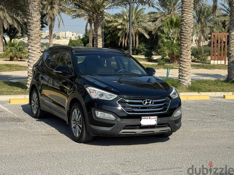 Hyundai Santa Fe 2016 black 0