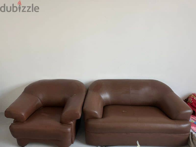 leather sofa with wooden finishing 3