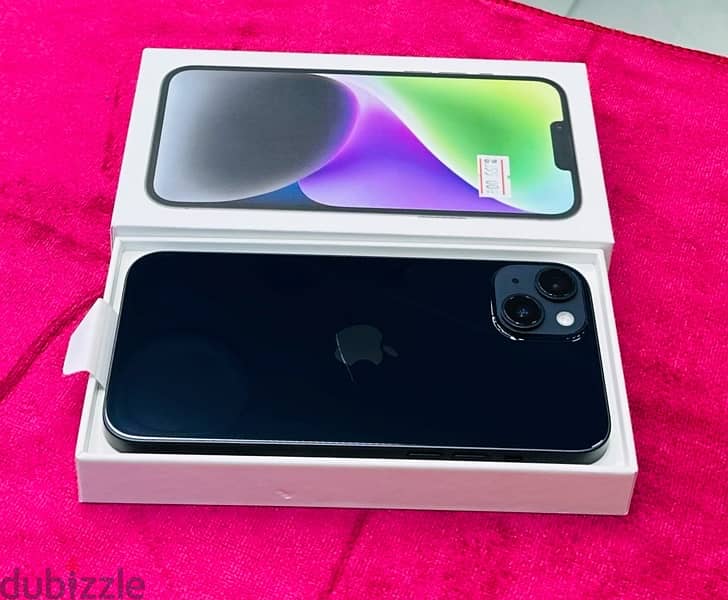 iPhone 14 Plus midnight 128 gb only 7 days ues full warranty from Appl 0