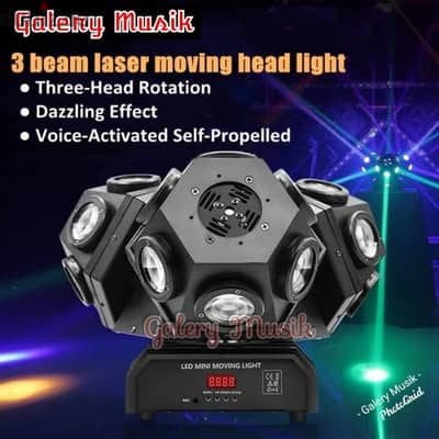 3 Beam Laser Moving Head Light