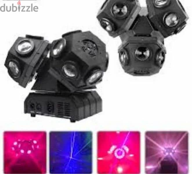 3 Beam Laser Moving Head Light 2