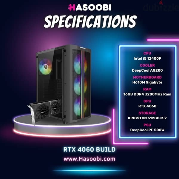 Hasoobi Gaming RTX 4060 Offer 1