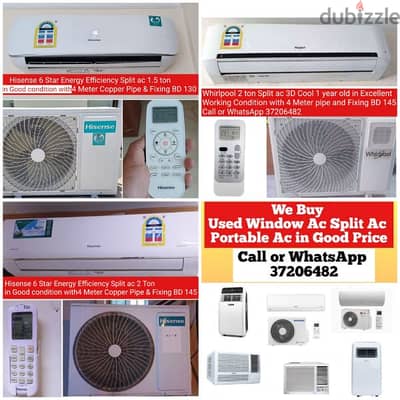 Hisense 1.5 T Split acc and other items for sale with Delivery