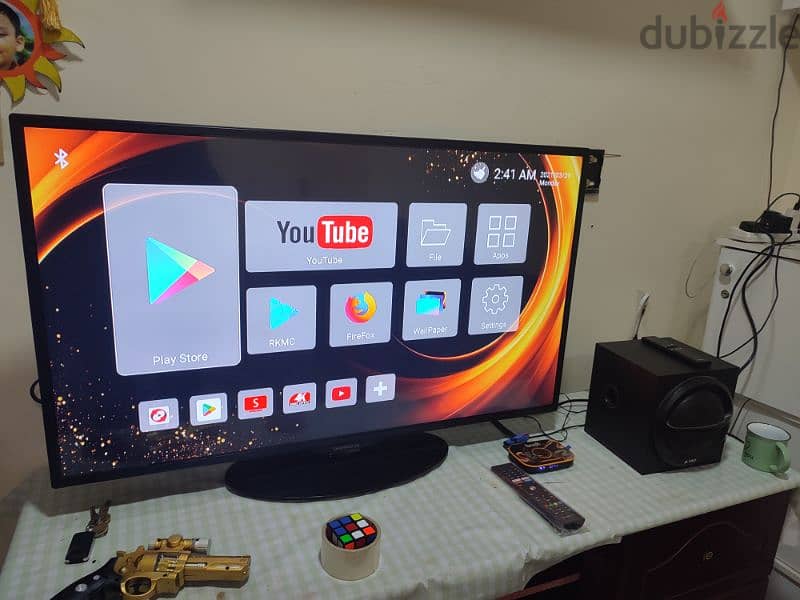 Daewoo 43 inch led tv with android box 0