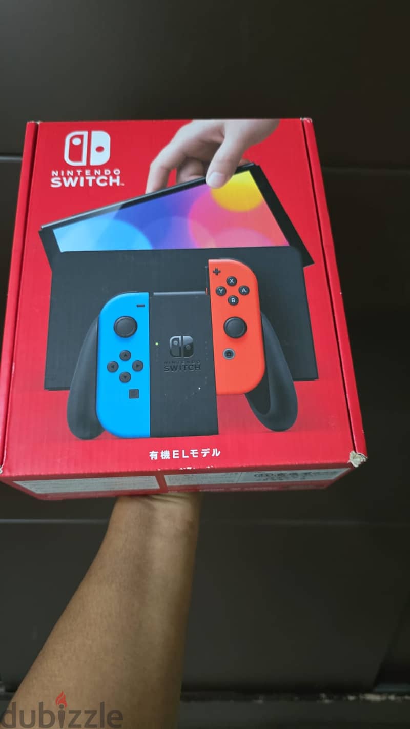 Nintendo Switch - OLED Model Neon Blue/Neon 0