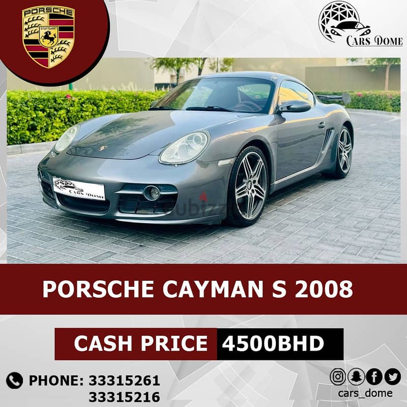 For Sale Porsche Cayman S 2008 0