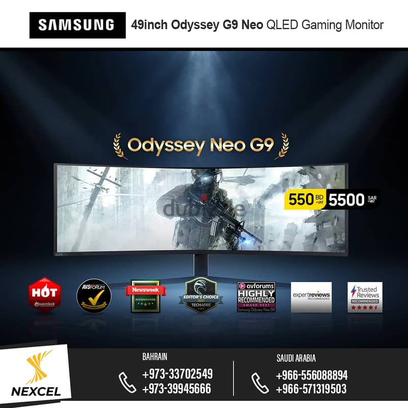 Samsung Odyssey G9 Neo 49" QLED Gaming Monitor – Ultra-Wide, 240Hz 0