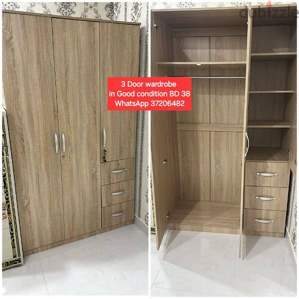 3 Door Cupboard and other items for sale with Delivery 5