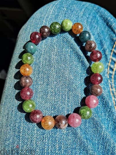 Tourmaline gemstones bracelet