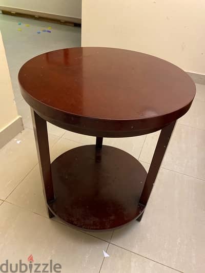 Round teapoy table , tea table good heavy wood