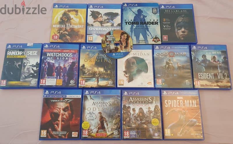 PS4 with 15 popular games 1