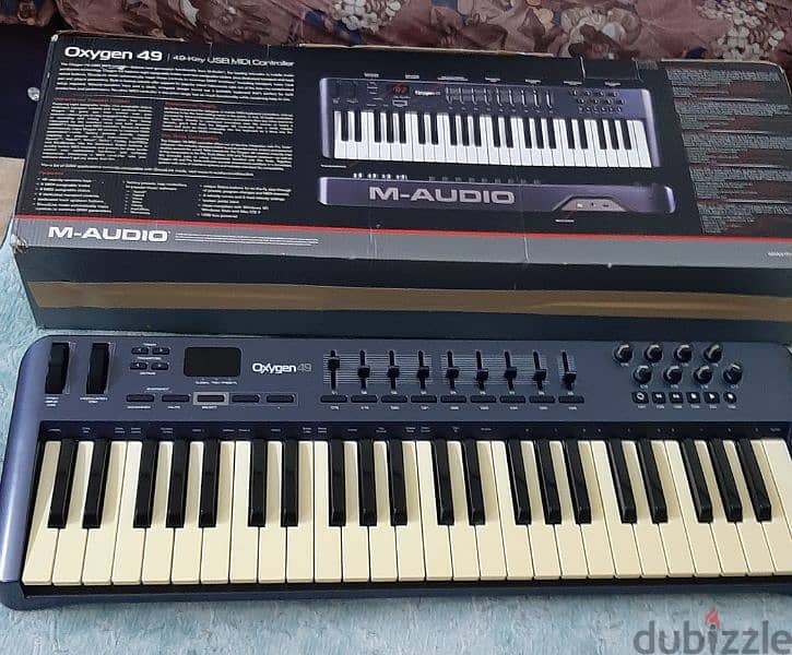 M-AUDIO MIDI KEYBOARD AUDIO STUDIO OXYGEN 49KEY FOR SALE 2