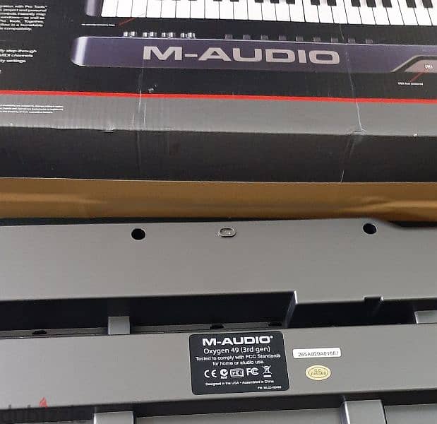 M-AUDIO MIDI KEYBOARD AUDIO STUDIO OXYGEN 49KEY FOR SALE 4