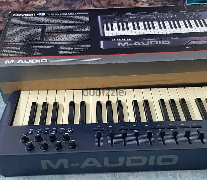 M-AUDIO MIDI KEYBOARD AUDIO STUDIO OXYGEN 49KEY FOR SALE 6