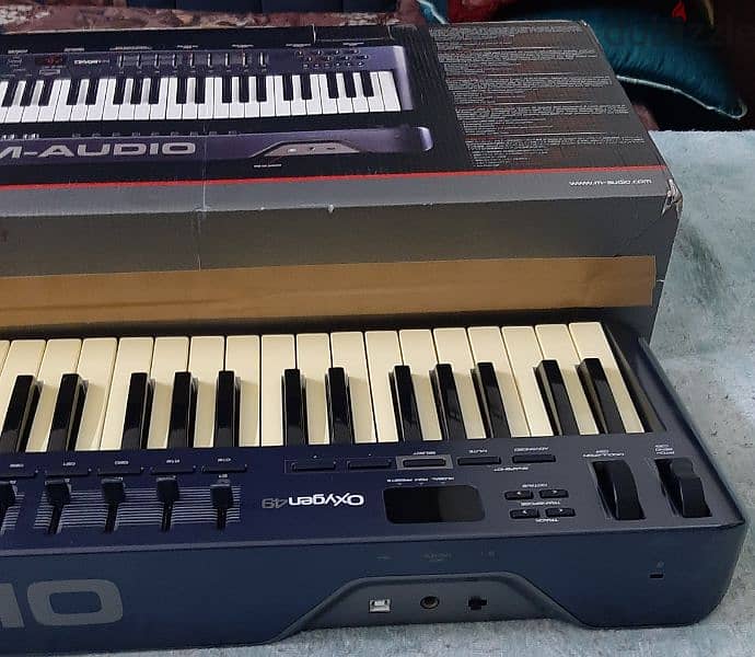 M-AUDIO MIDI KEYBOARD AUDIO STUDIO OXYGEN 49KEY FOR SALE 8