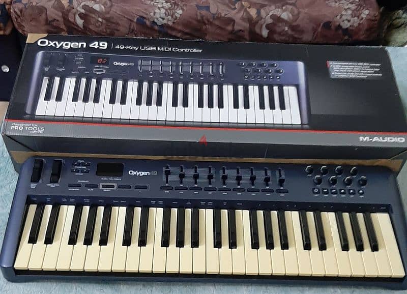 M-AUDIO MIDI KEYBOARD AUDIO STUDIO OXYGEN 49KEY FOR SALE 11