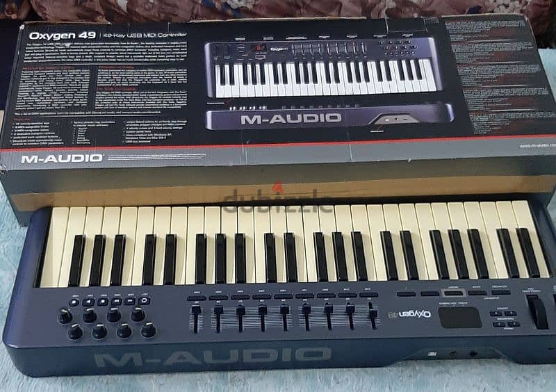 M-AUDIO MIDI KEYBOARD AUDIO STUDIO OXYGEN 49KEY FOR SALE 12