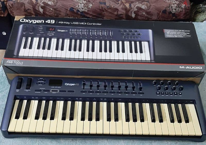 M-AUDIO MIDI KEYBOARD AUDIO STUDIO OXYGEN 49KEY FOR SALE 13