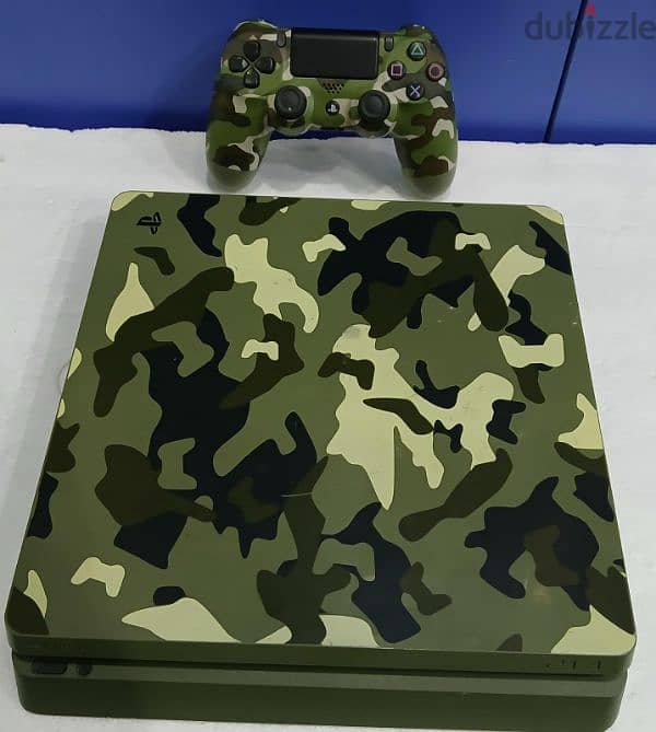 PS4 Slim Army Colour Urgent Sale 1