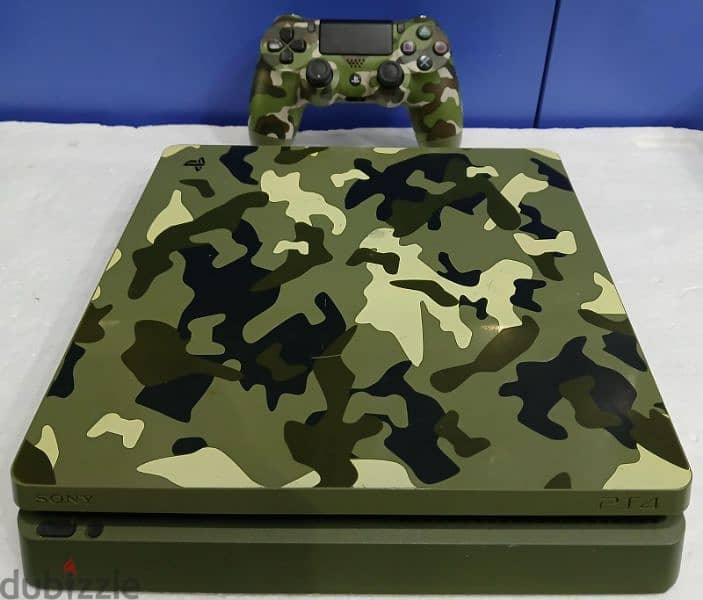 PS4 Slim Army Colour Urgent Sale 2