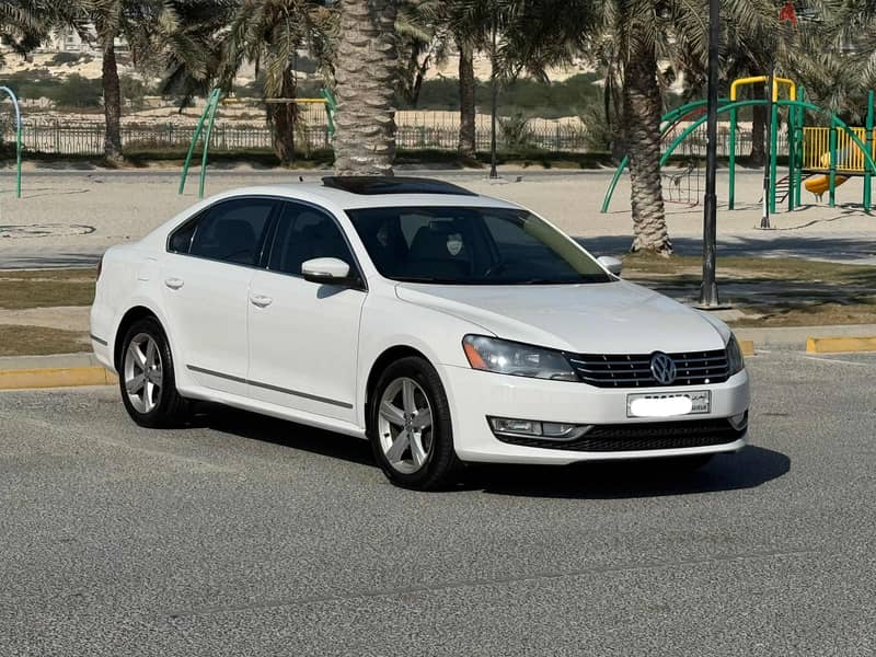 Volkswagen Passat 2015 white 0