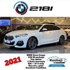 BMW *Gran Coupe* 218i M package 2021 Agent maintained Top option * 0