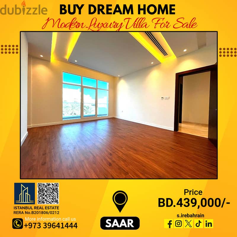 High Luxurious modern villa for Sale in Saraya-1, Saar BD. 439,000/- 3