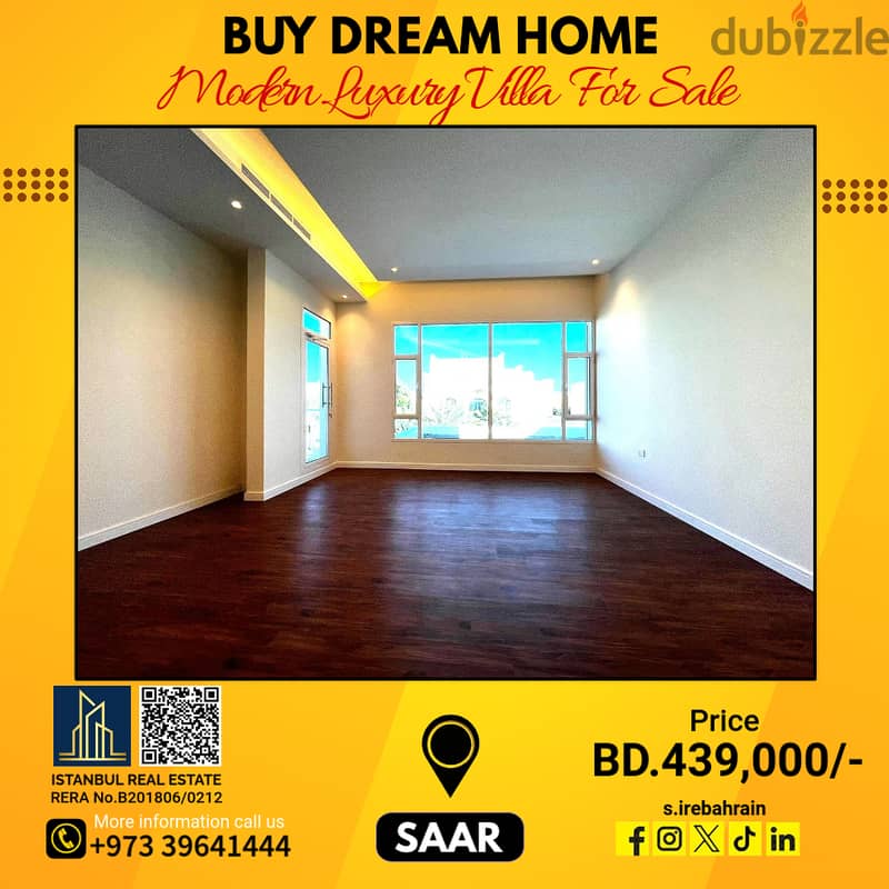 High Luxurious modern villa for Sale in Saraya-1, Saar BD. 439,000/- 5