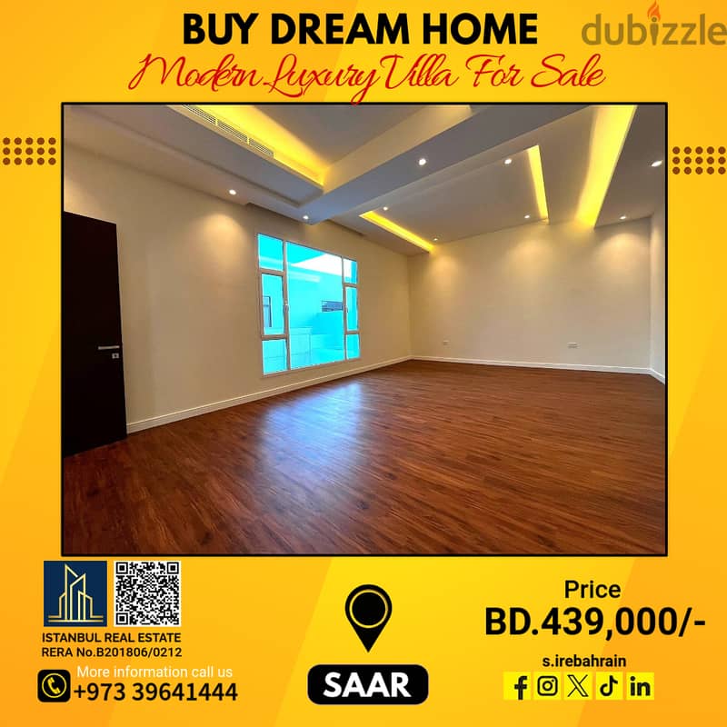 High Luxurious modern villa for Sale in Saraya-1, Saar BD. 439,000/- 6