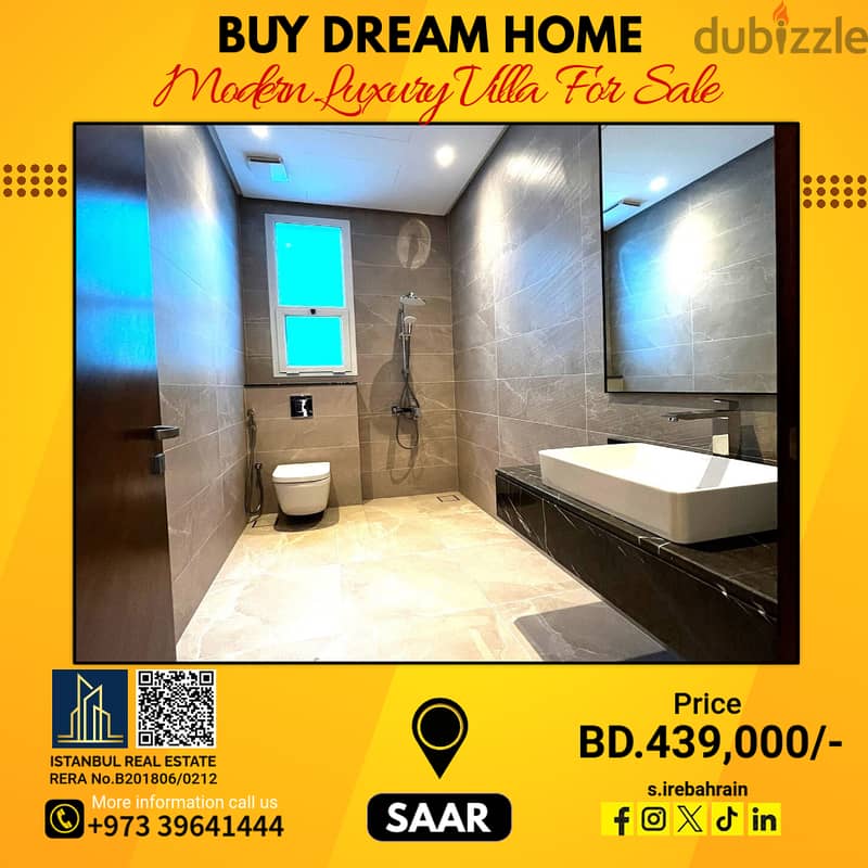 High Luxurious modern villa for Sale in Saraya-1, Saar BD. 439,000/- 7