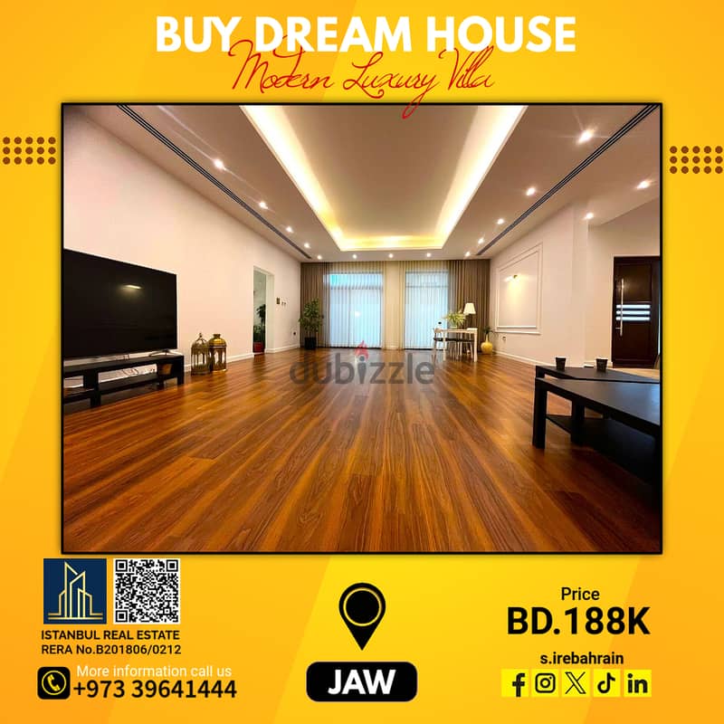 Luxurious Modern Villa for Sale in Jaw - BD. 188,000/- 1