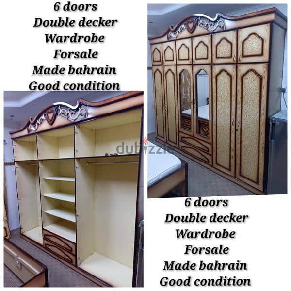 6 door double decker cupboard for sale good condition 34439020 18