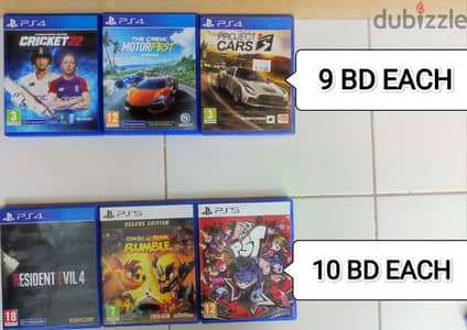 PS4 Games Excellent Condition PS5 Compatible