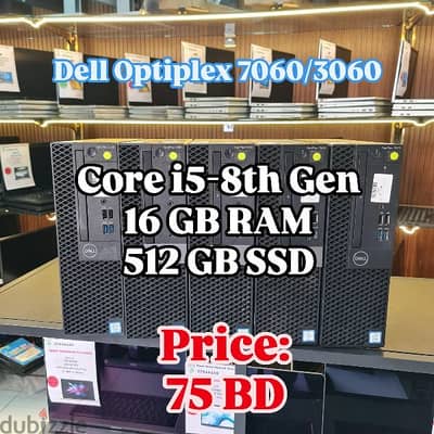 Dell Optiplex 3060 / 7060 Core i5-8th Gen