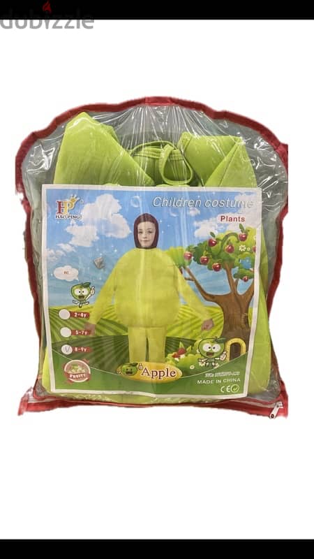 Kids healthy food costume 0