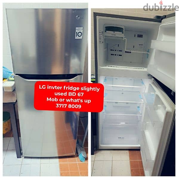 LG invter fridge splitunit washing machine for sale with delivery 0