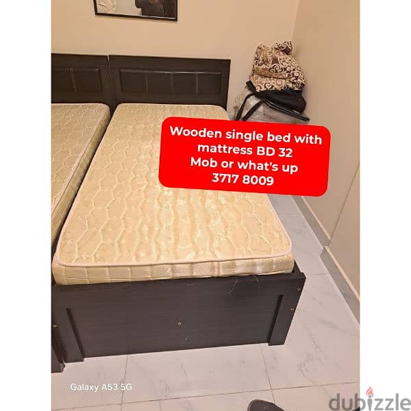 All type cupboard bed with mattress for sale with delivery 1