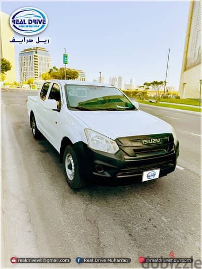 ISUZU D-MAX - DOUBLE CABIN DIESEL PICK UP Y-2020 -2.5L 77000KM WHITE