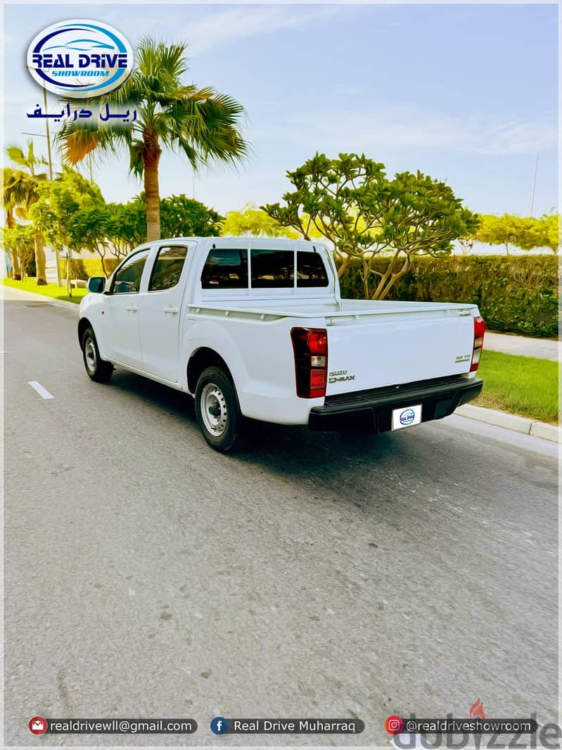 ISUZU D-MAX - DOUBLE CABIN DIESEL PICK UP Y-2020 -2.5L 77000KM WHITE 4